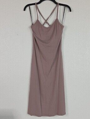 Go Couture Dusty Mauve Slip Midi Dress